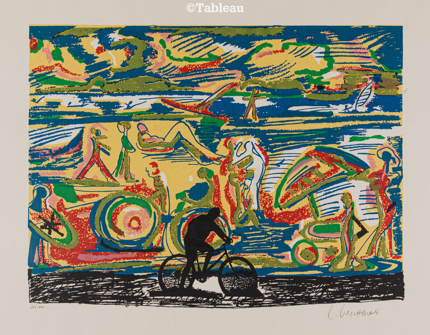 Rubens Gerchman - Na praia