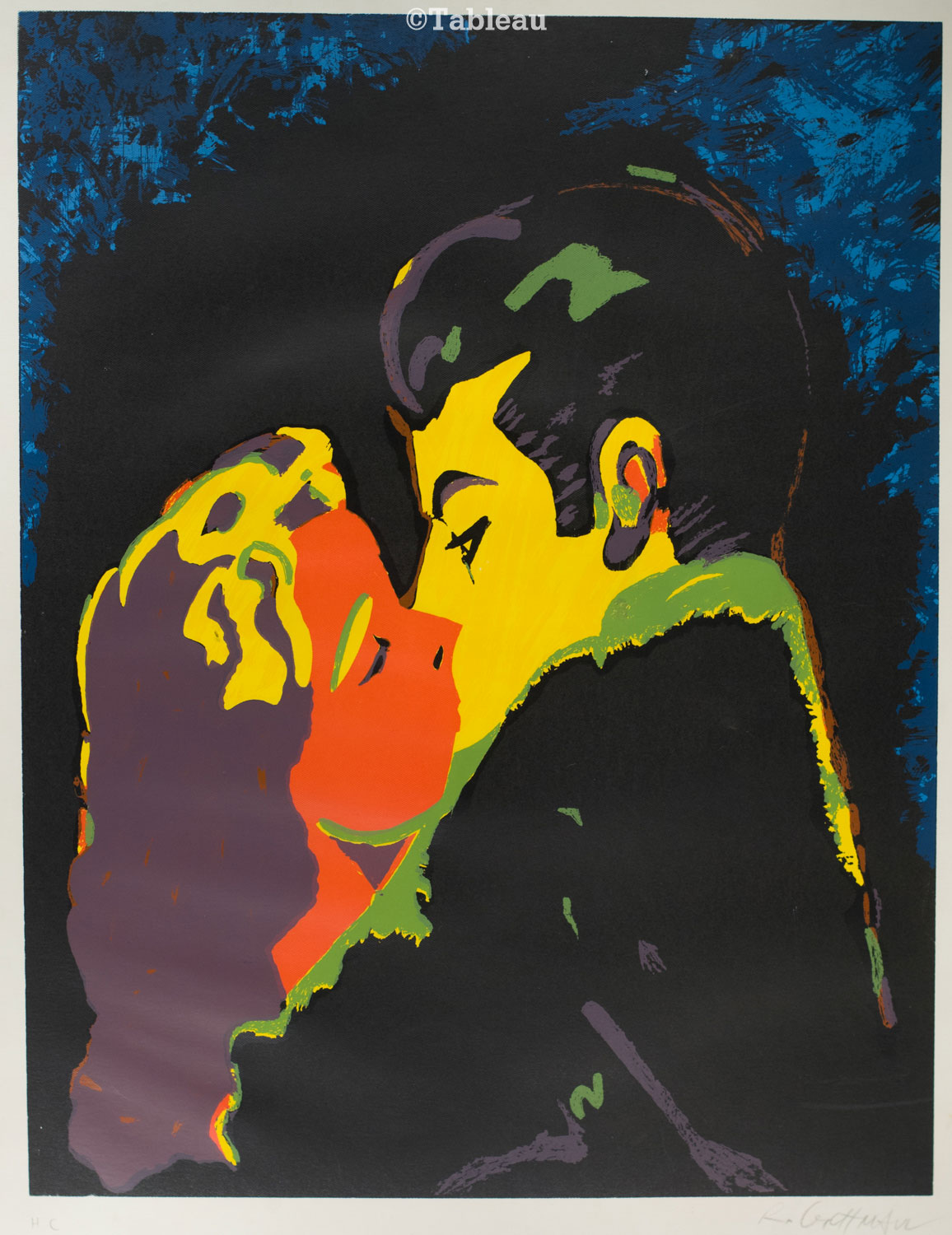 Rubens Gerchman - O beijo