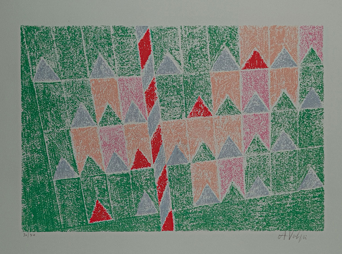 Alfredo Volpi - Mastro e bandeirinhas