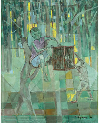 Candido Portinari - Meninos com gaiolas