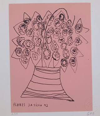 José Antônio da Silva - Vaso com flores