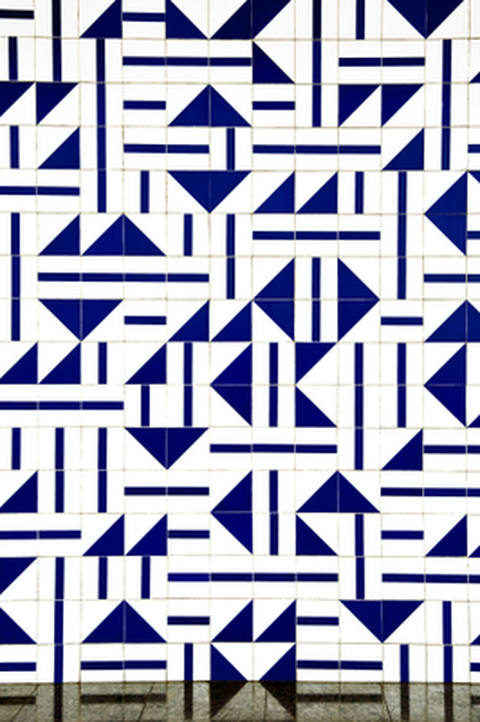 painel de azulejos