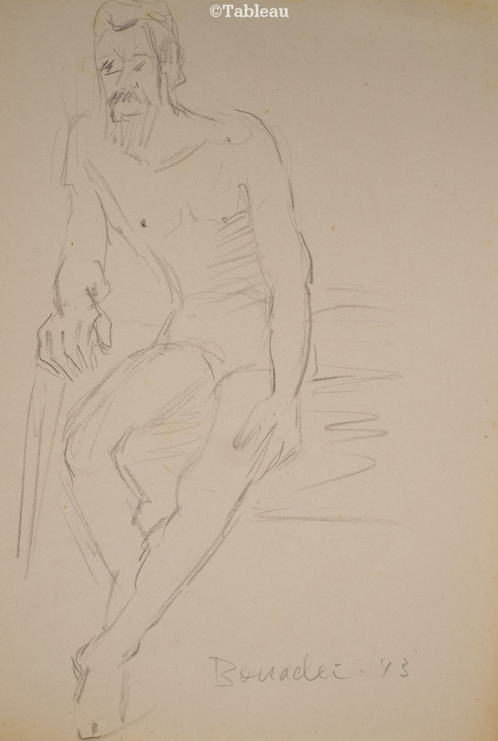 Aldo Bonadei - Estudo