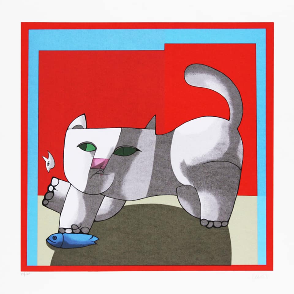 Inos Corradin - O gato e o peixe x/100