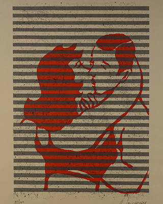 Rubens Gerchman - O beijo