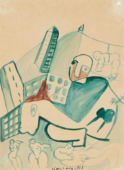 Homem e Pão de Açúcar