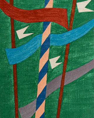 Alfredo Volpi - Mastros, Flâmulas e Bandeirinhas ao vento