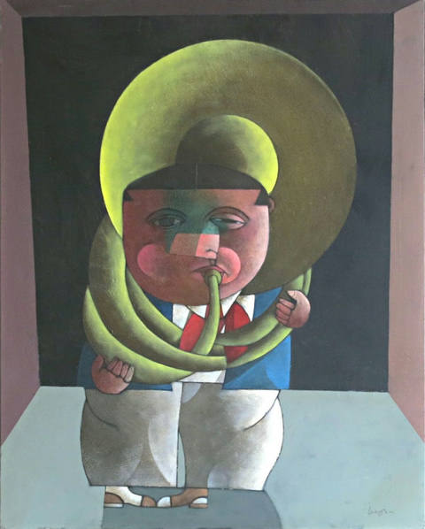 O músico da tuba