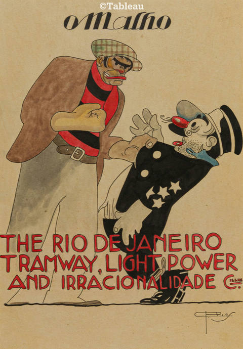 Capa da revista "o malho"