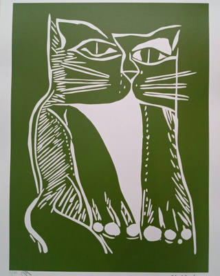 Aldemir Martins - Gato Verde