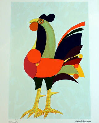 Aldemir Martins - Galo colorido