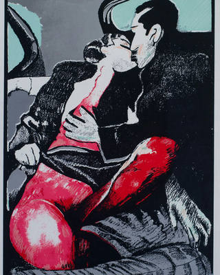 Rubens Gerchman - O beijo