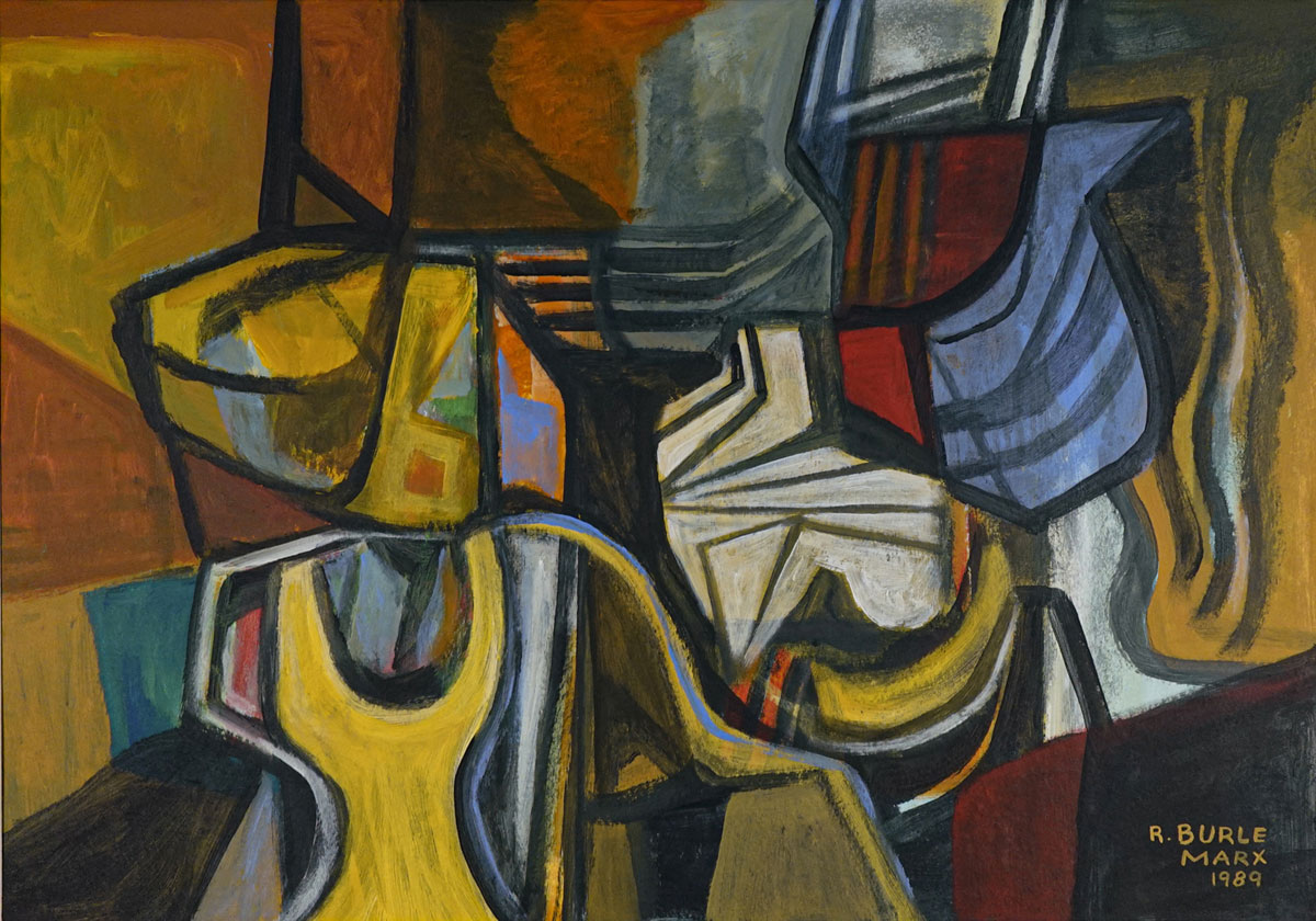 Roberto Burle Marx - Composição abstrata