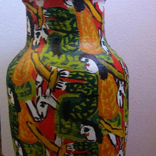 Antonio Poteiro - Cavalgada - Pote em terracota
