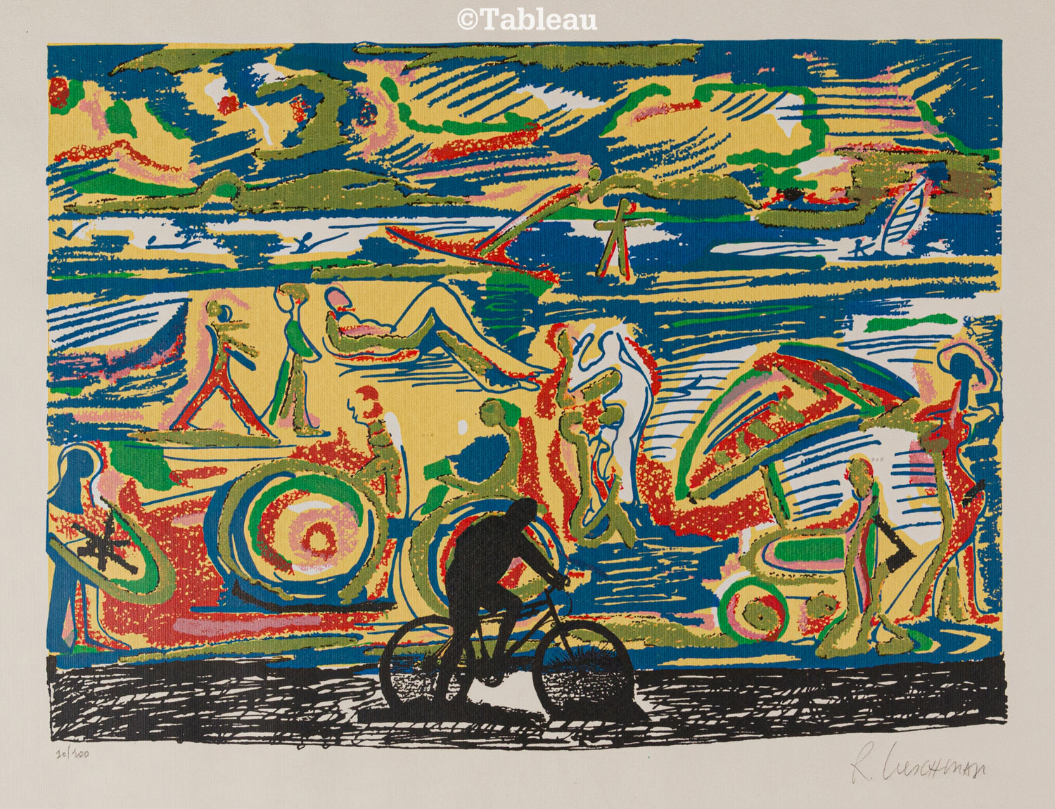 Rubens Gerchman - Na praia