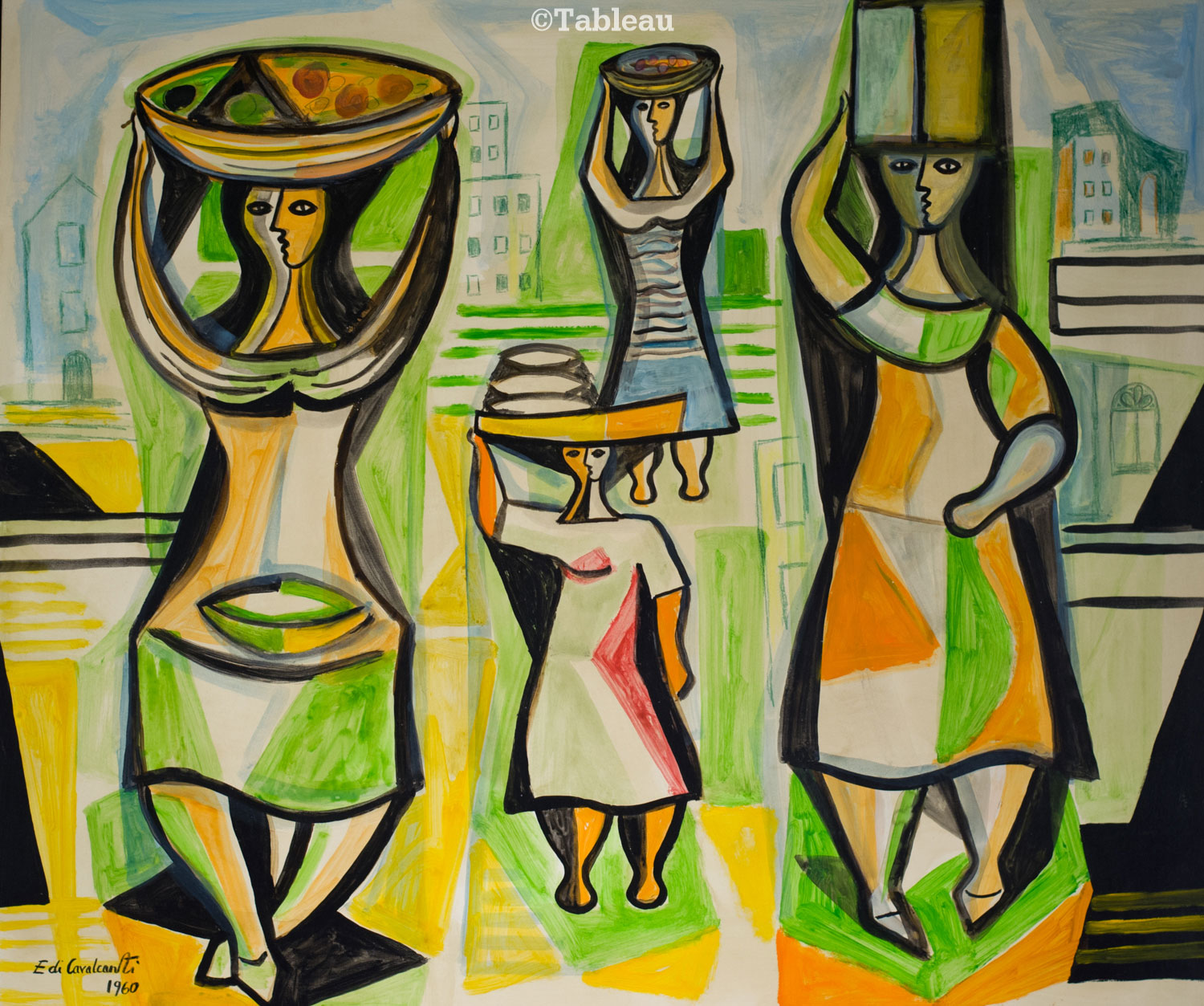 Emiliano di Cavalcanti - Mulatas