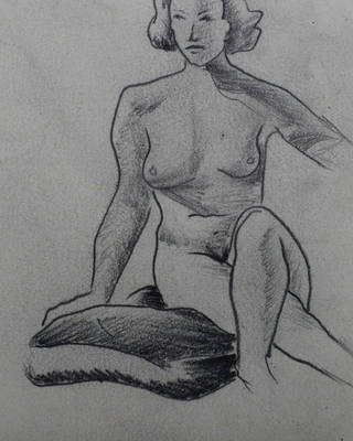 Alfredo Volpi - Nú feminino
