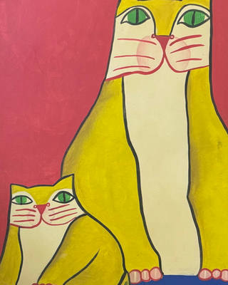 Aldemir Martins - Gatos Amarelos