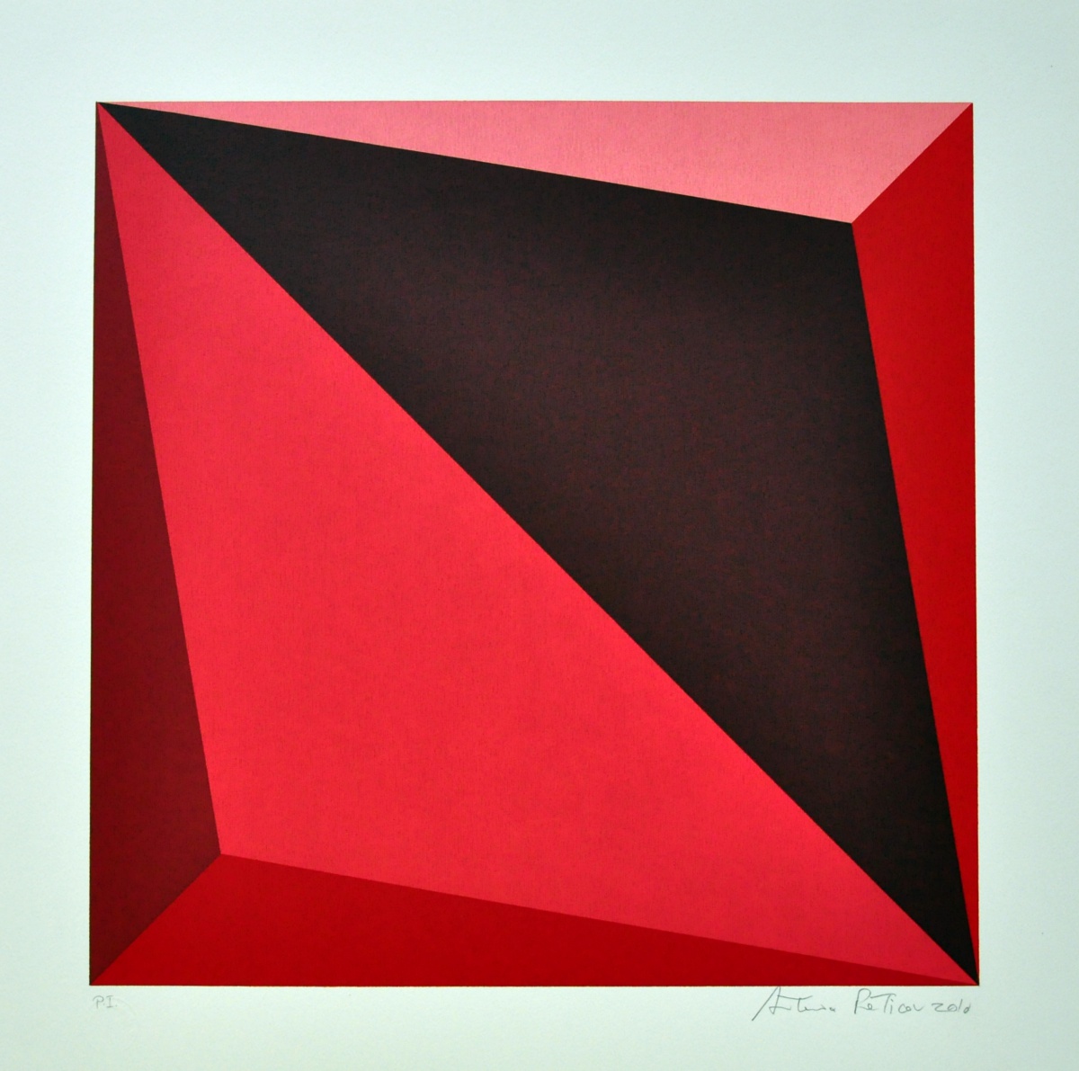 Antonio Peticov - Concreto Vermelho