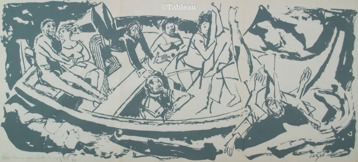 Carybé - No barco