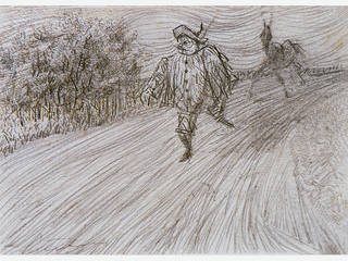 Candido Portinari - Caminhada de Sancho Pança