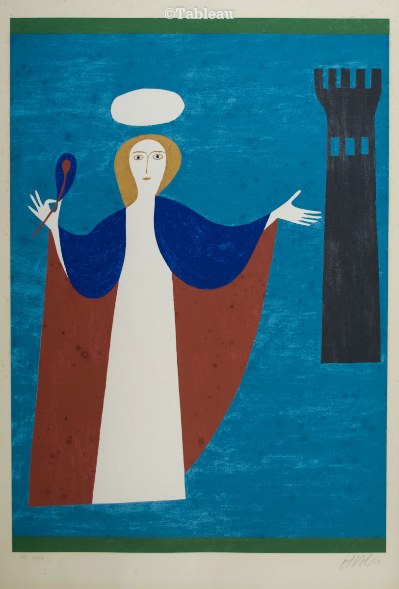 Alfredo Volpi - Santa