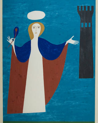Alfredo Volpi - Santa