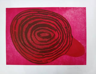 Tomie Ohtake - Abstrato em vermelho