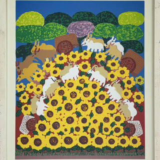Antonio Poteiro - Animais e girassóis