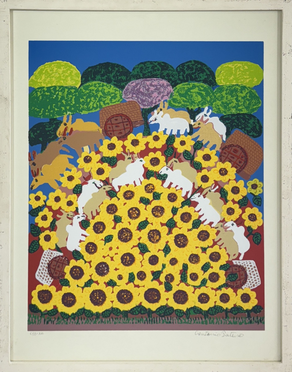 Animais e girassóis