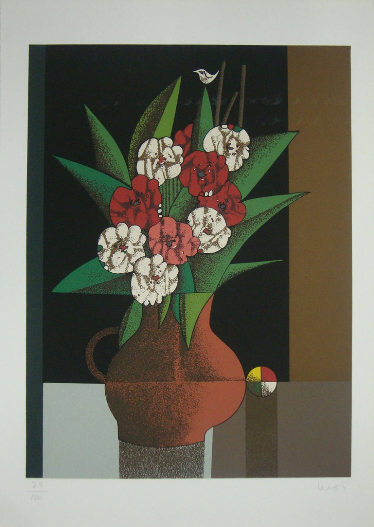 Vaso com flores