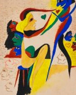 Ivan Serpa - Da série Figuras e Letras