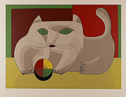Gato com bola