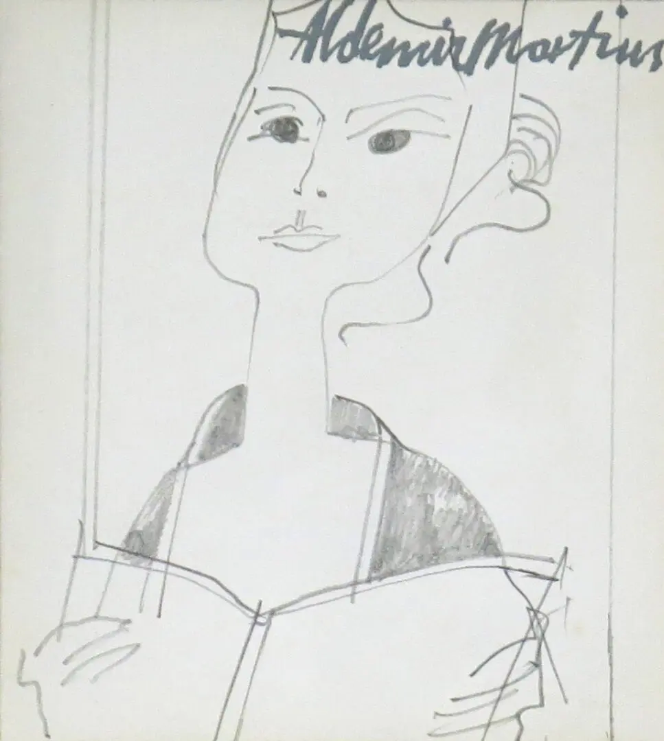 Aldemir Martins - Mulher lendo