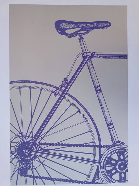 Bicicleta Roxa