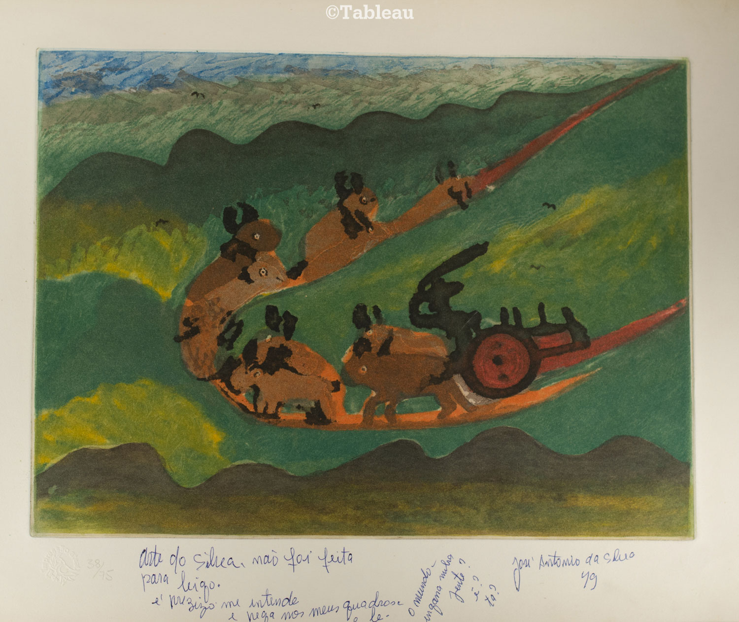 José Antônio da Silva - Carro de bois