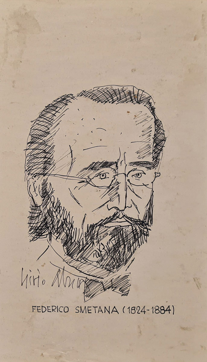 Retrato de Federico Smetana