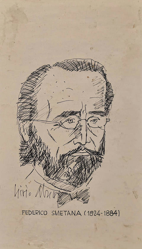 Retrato de Federico Smetana
