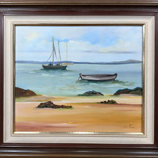 Luíza Pinheiro - Marinha com barcos