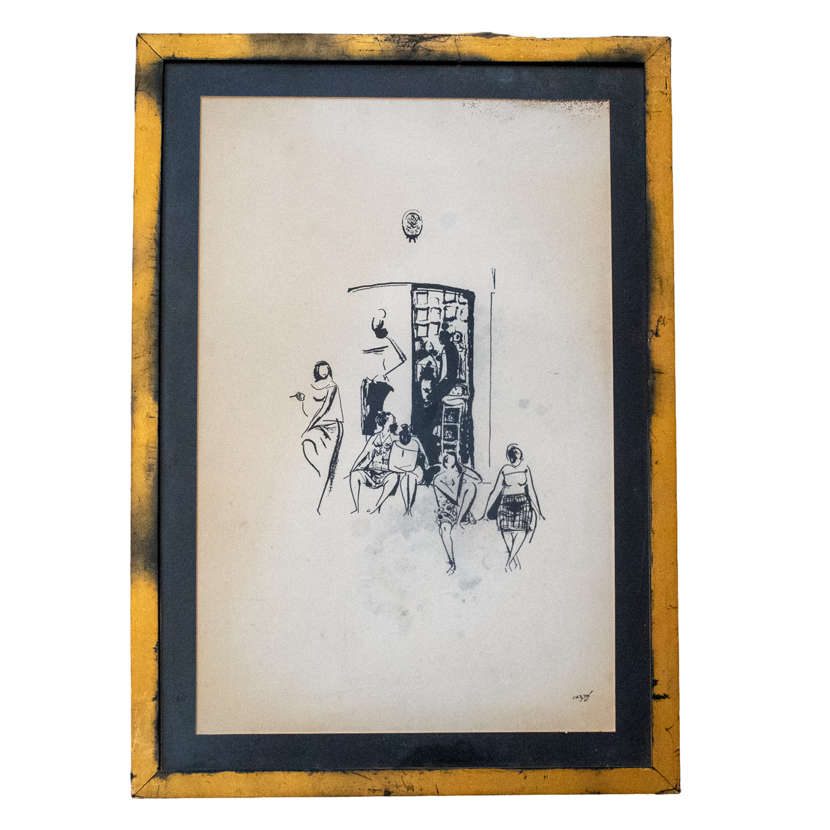 Carybé - Moças à porta