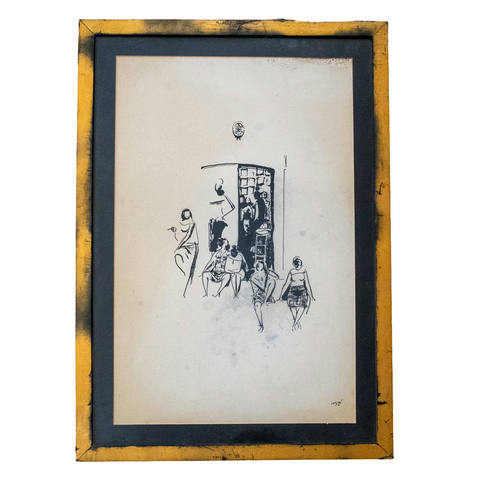 Moças à porta