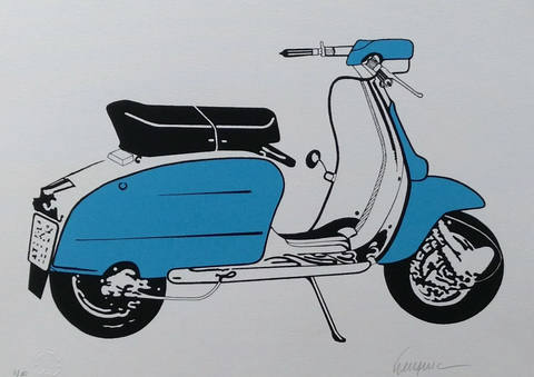 Lambreta Azul
