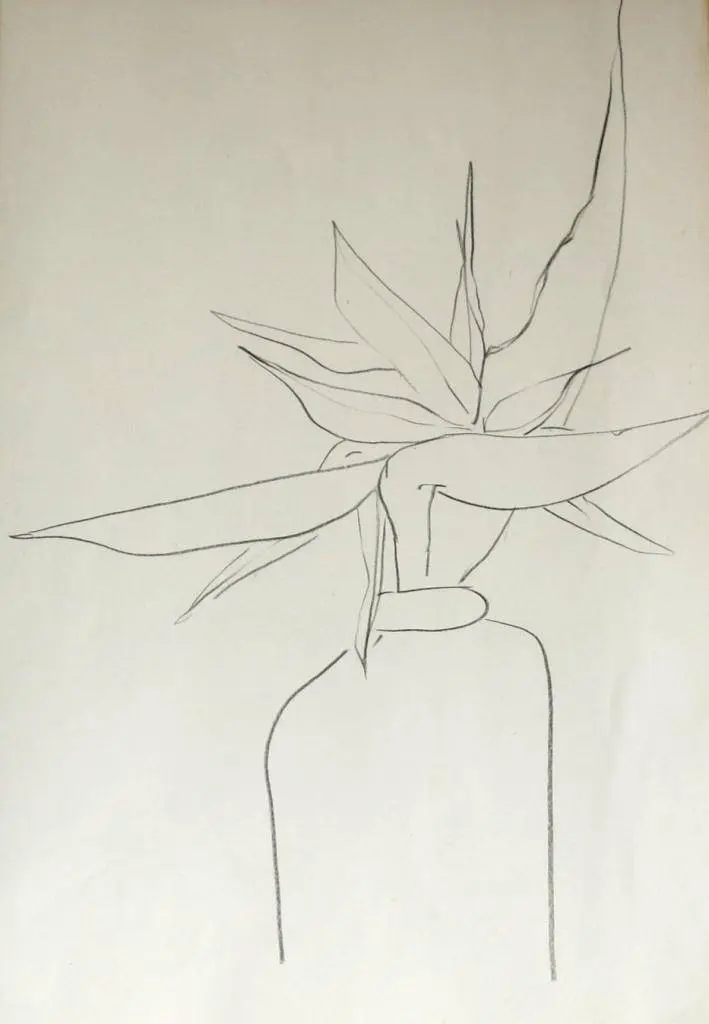 Aldemir Martins - Vaso de Flor - Dec 60