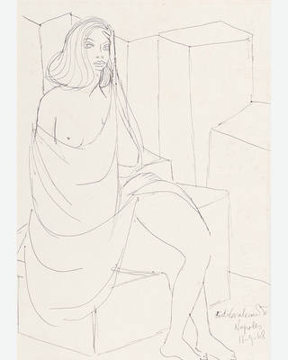 Emiliano di Cavalcanti - Mulher Sentada