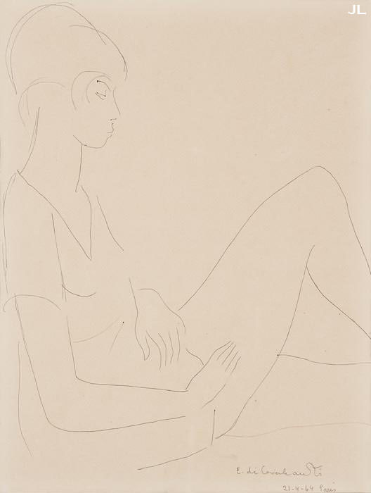 Emiliano di Cavalcanti - Figura Feminina
