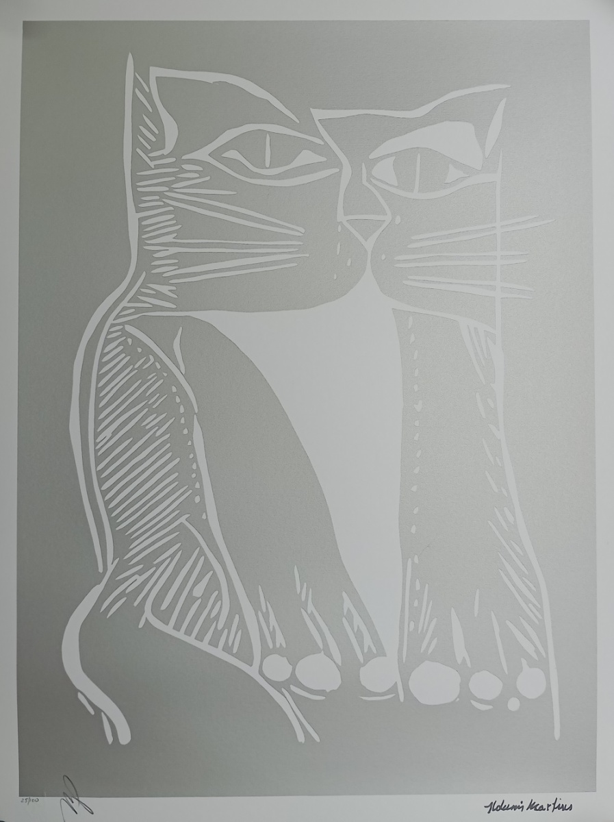 Aldemir Martins - Gato Prateado