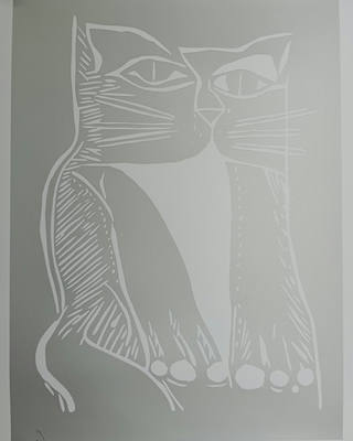 Aldemir Martins - Gato Prateado