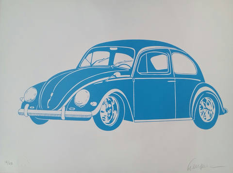 Fusca Azul
