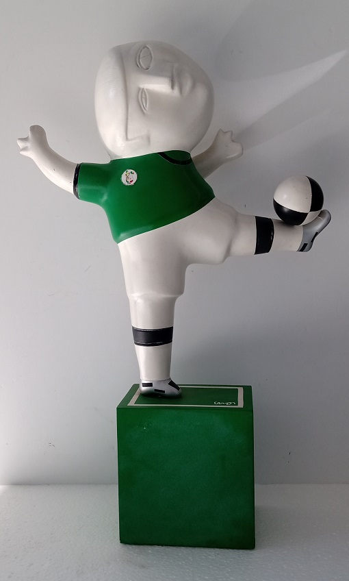 Inos Corradin - Jogador com camisa verde