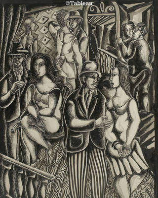 Emiliano di Cavalcanti - Cena de bordel